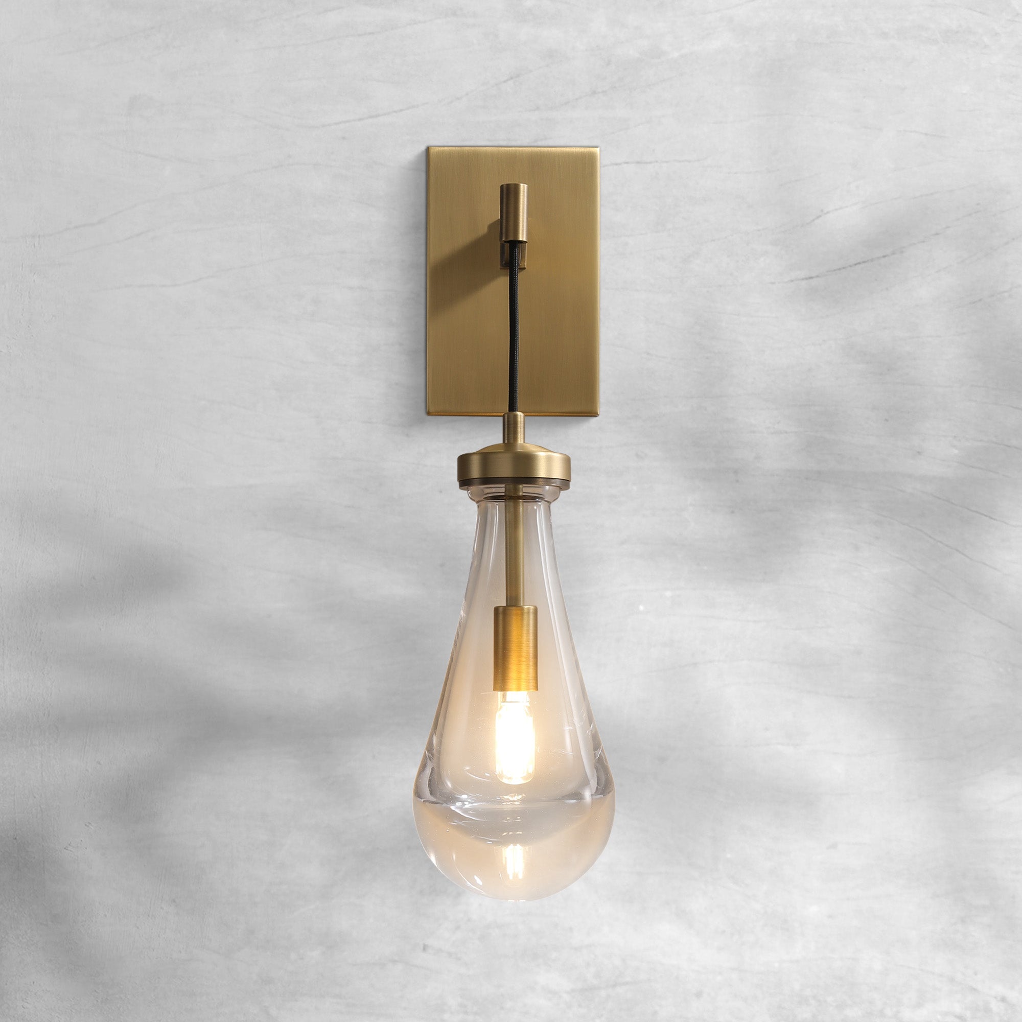 Modern Raindrop Wall Sconce