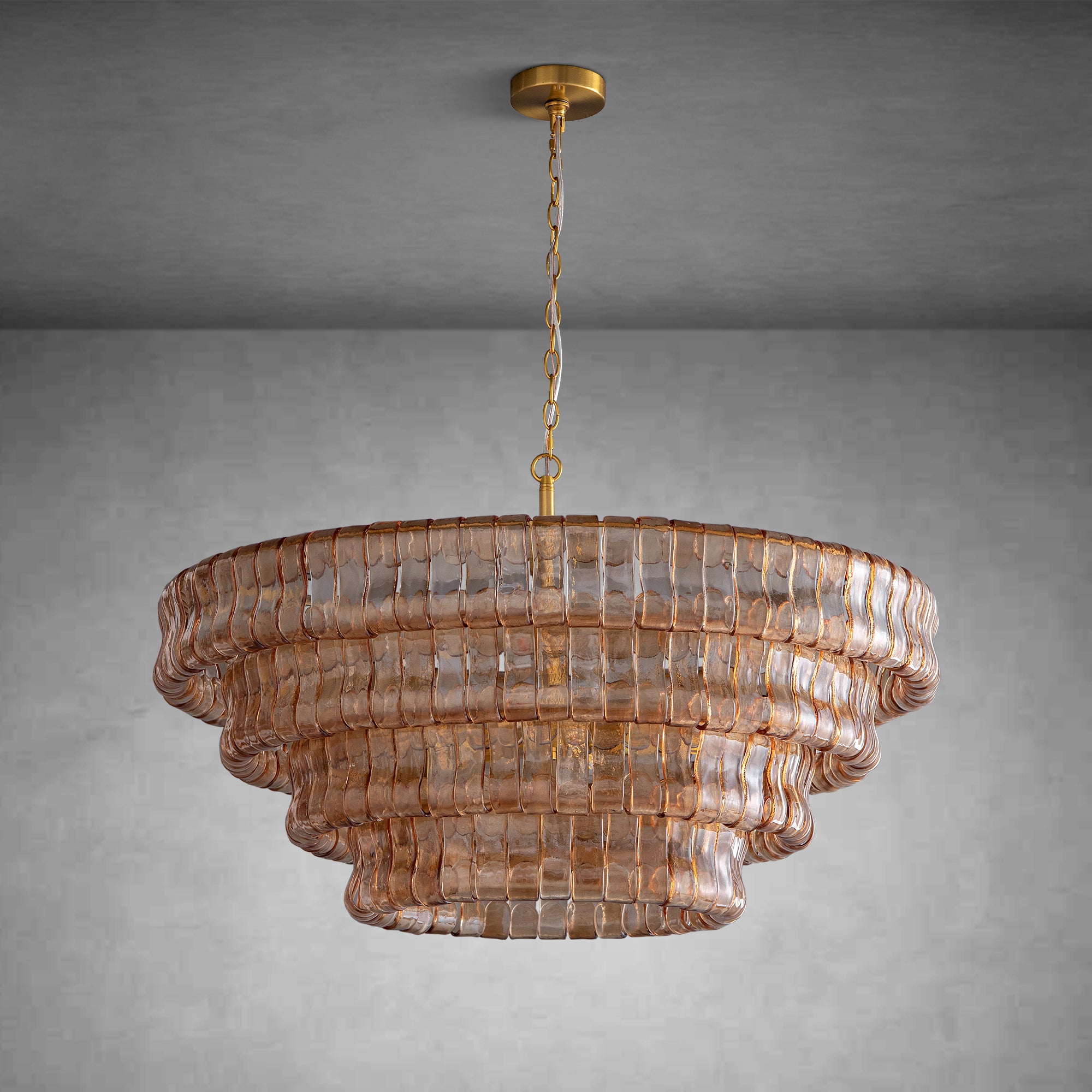 Ghiaccio Round Chandelier 24"36"48"60"