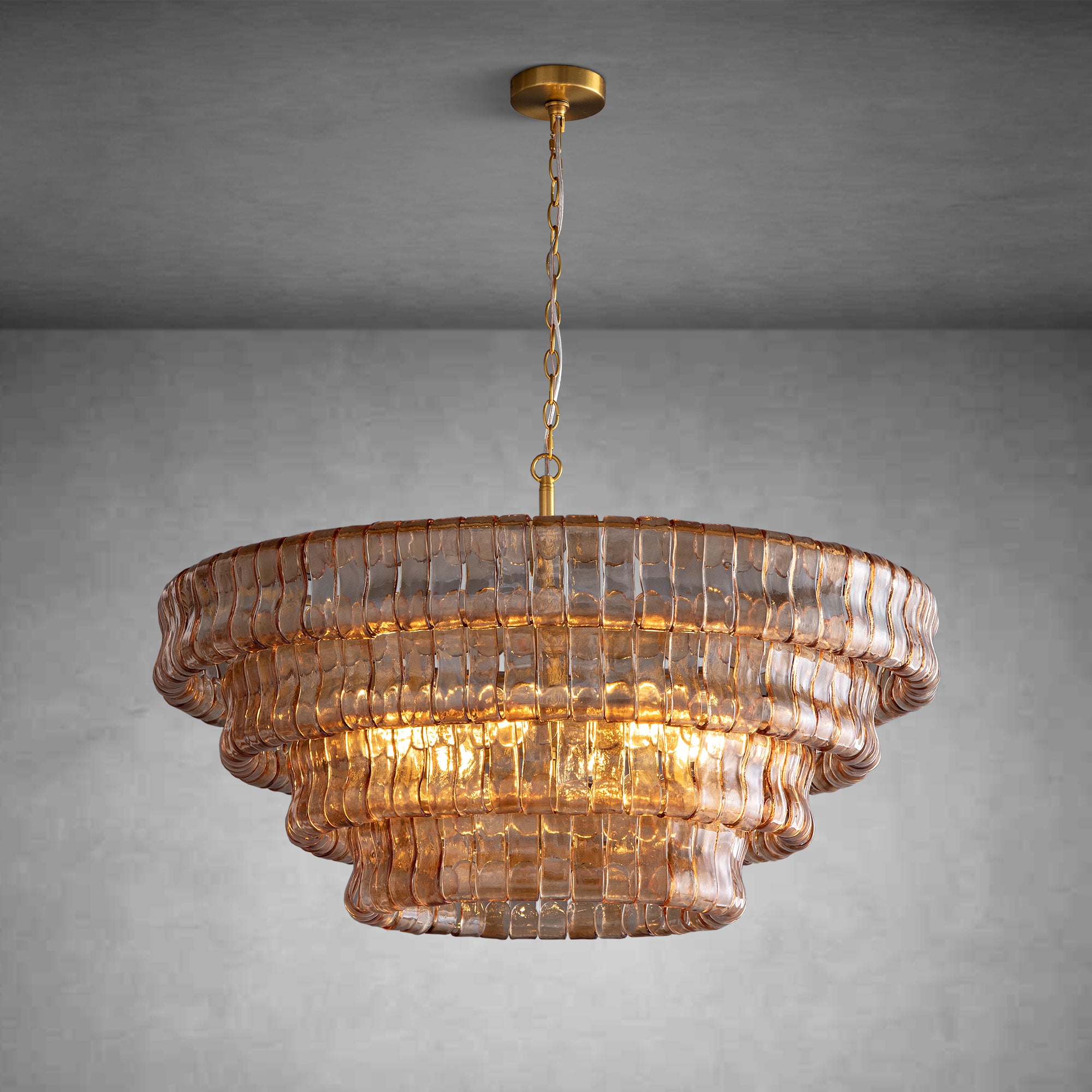 Ghiaccio Round Chandelier 24"36"48"60"