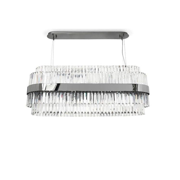 JC Luxury Interior Oval Dining Room Chandelier 63" L