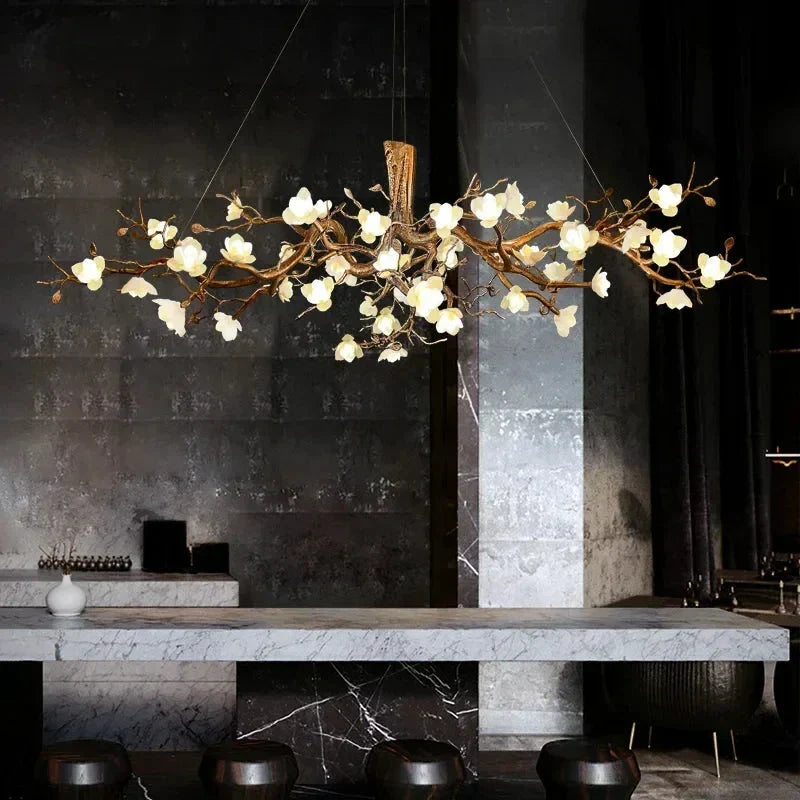 Zendas Branch Crystal Flower Chandelier