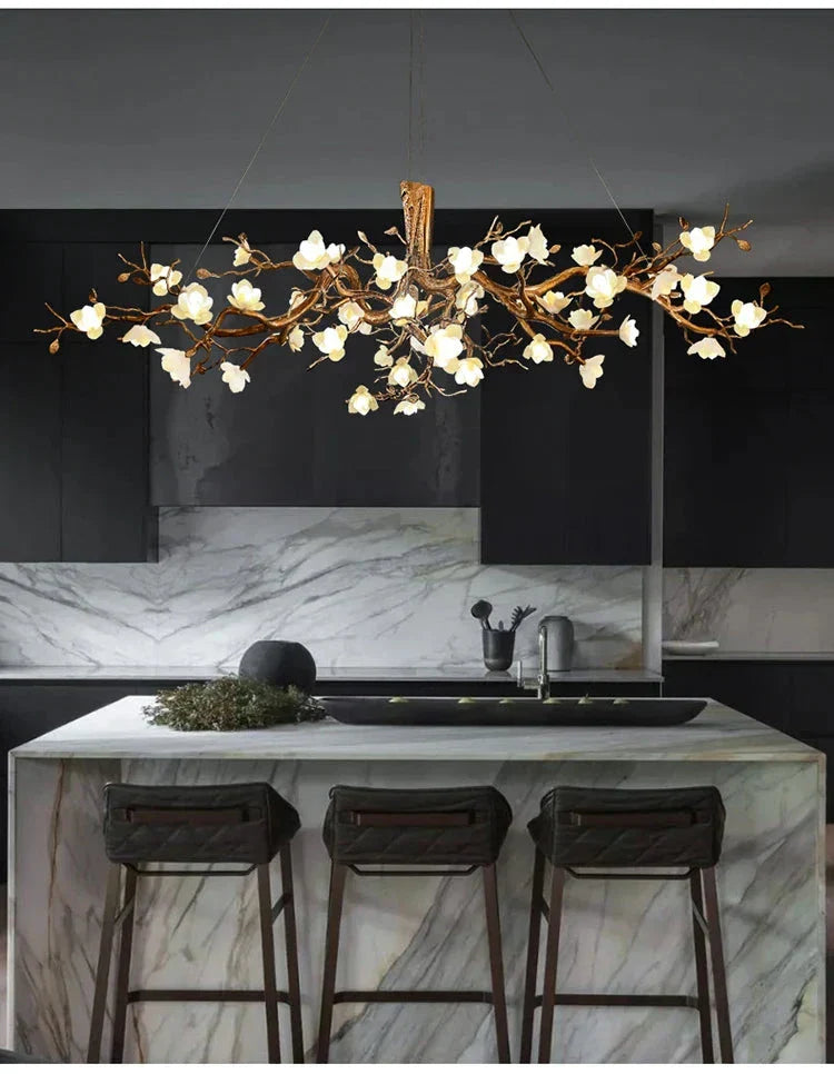 Zendas Branch Crystal Flower Chandelier