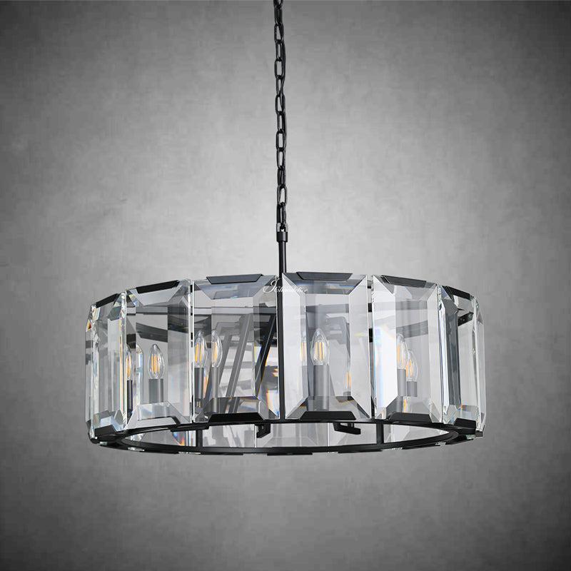Harlew Crystal Round Chandelier 31"