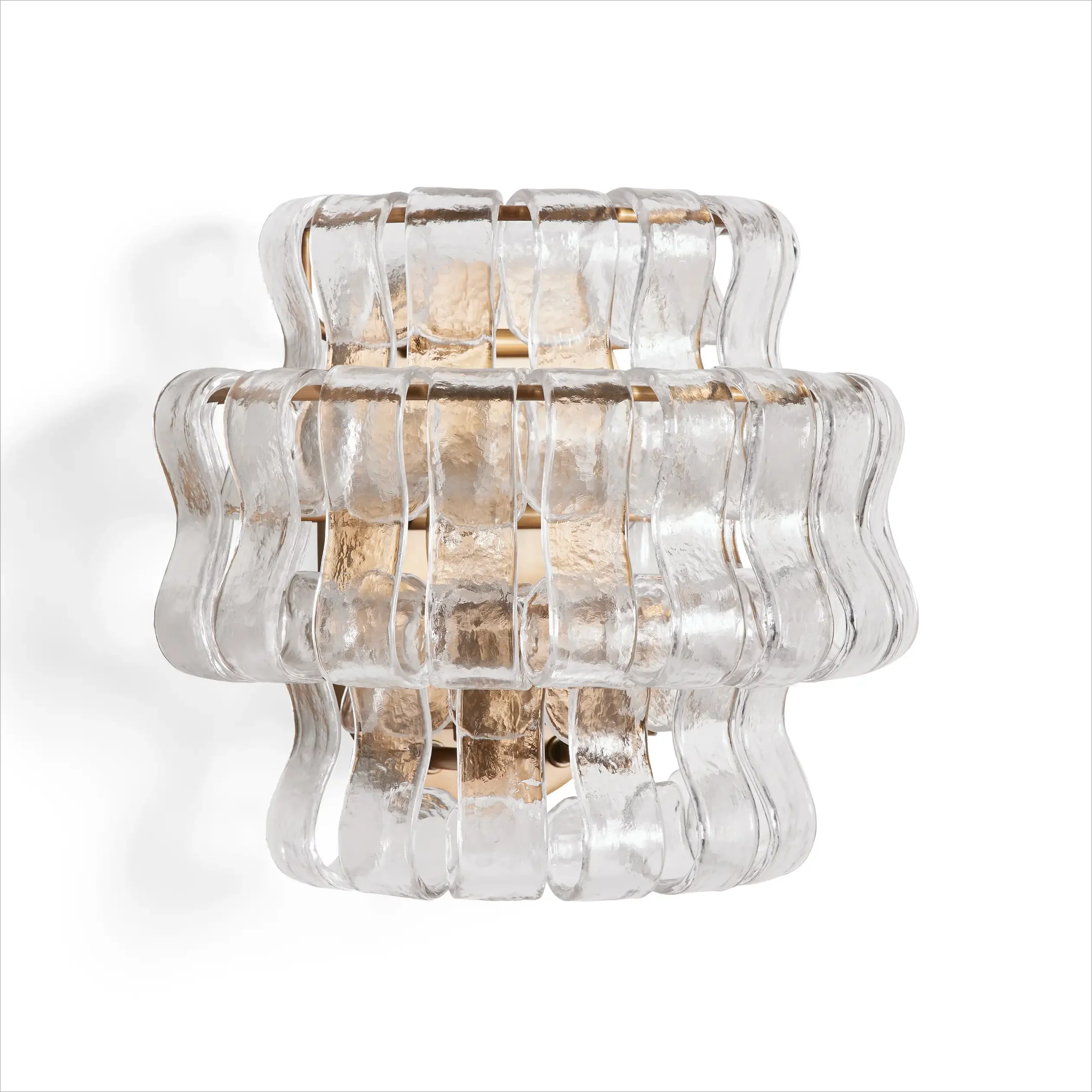 JC Ghiaccio Glass Wall Sconces