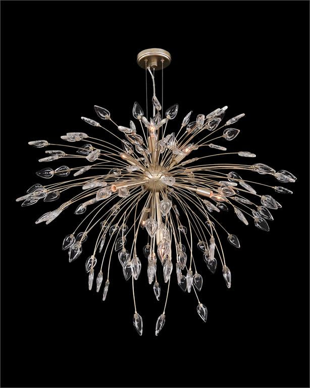 Reveille Crystal Constellation Seven-Light Pendant Chandelier - Merlin Lamps