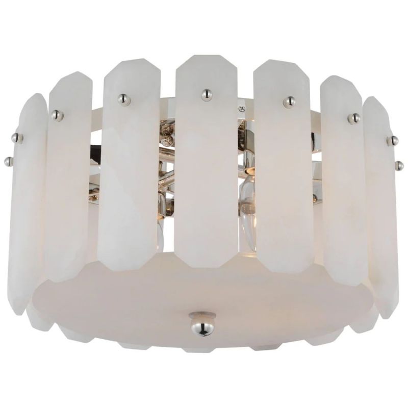 Alabaster Shield Small Ceiling Chandelier