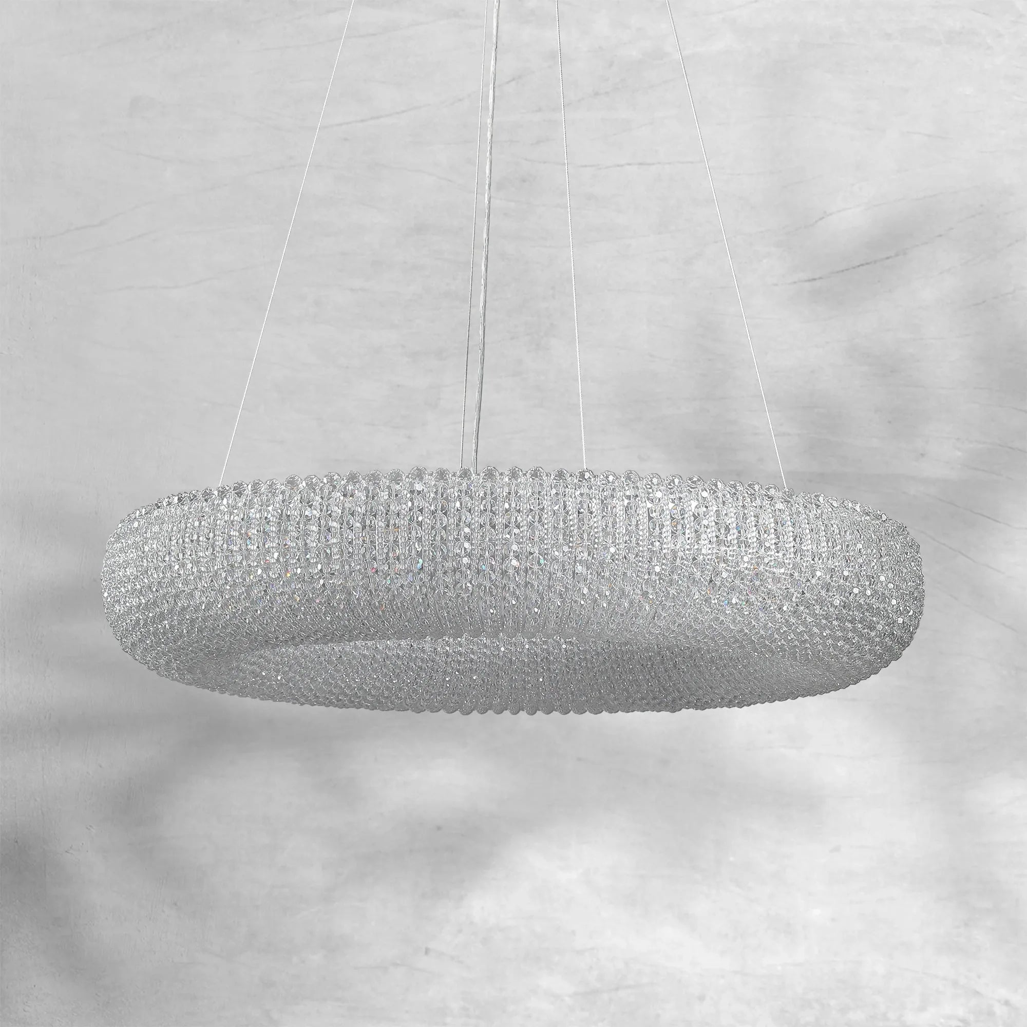 Halos Crystal Round LED Chandelier 32"41"59"72"