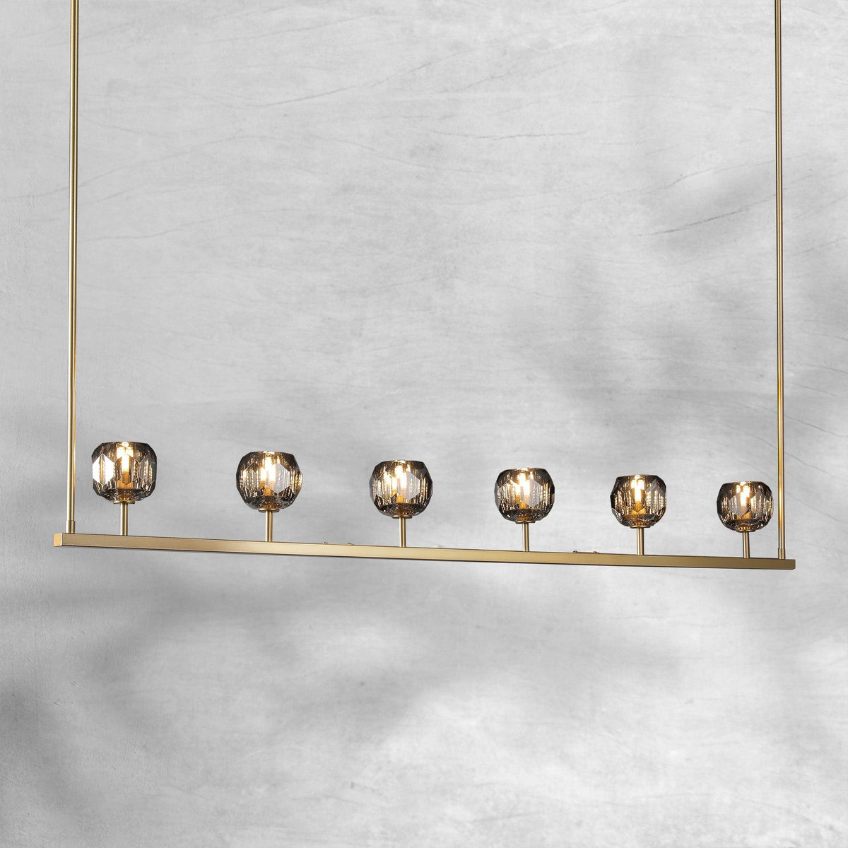 Bruma Ball Linear Chandelier 48” 60"
