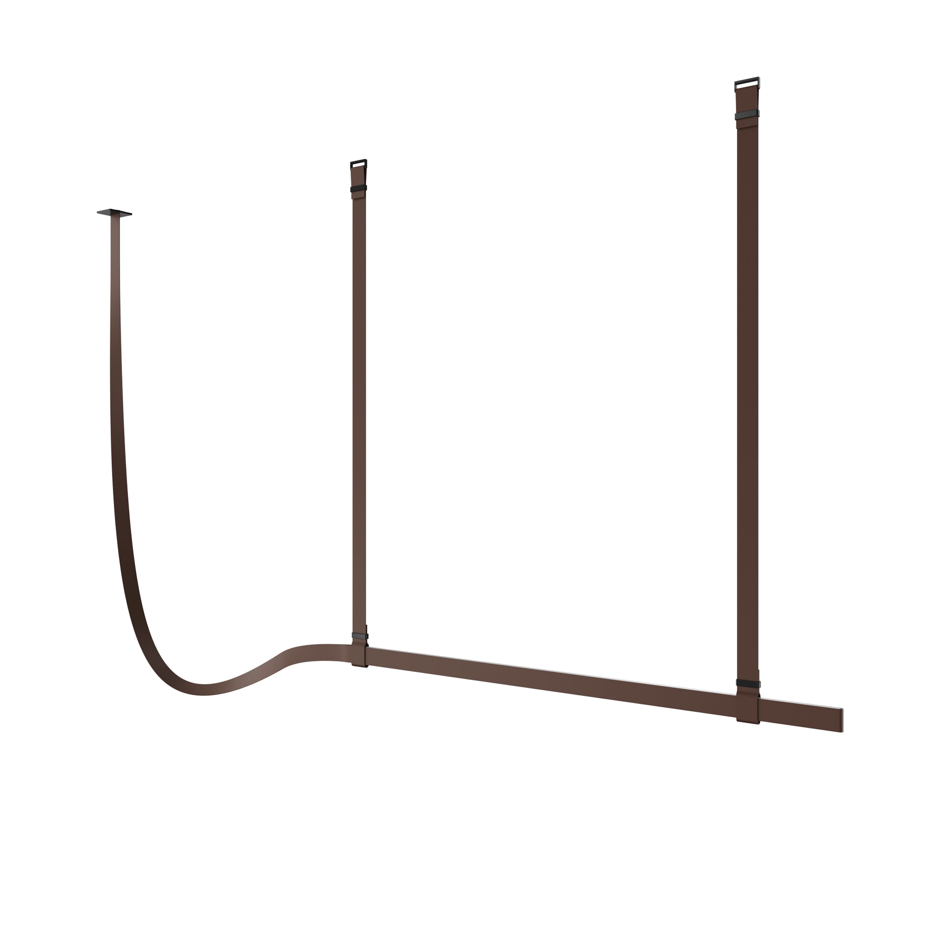 Belt Brown Chandelier 78.7" for Kitchen Island