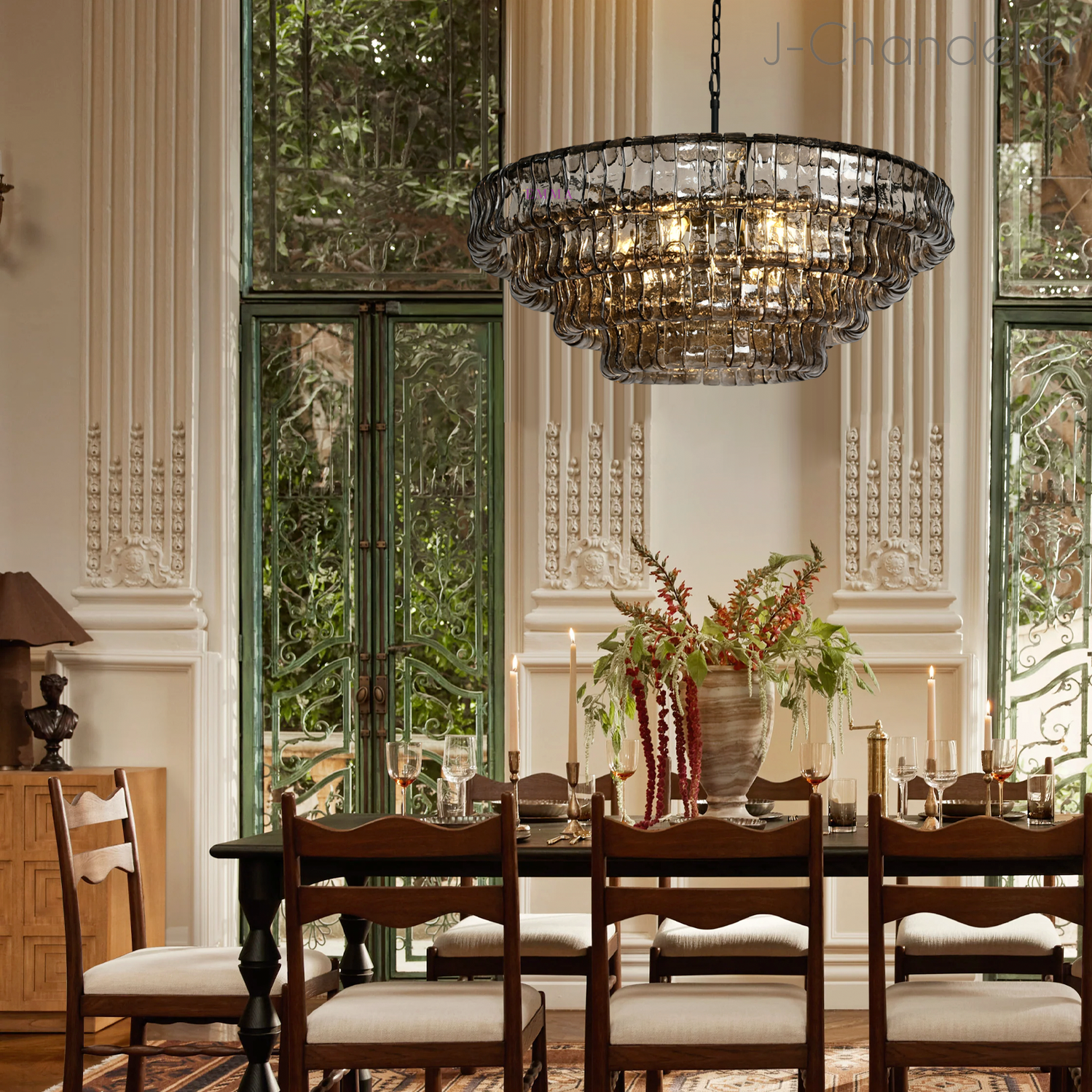 Ghiaccio Round Chandelier 24"36"48"60"