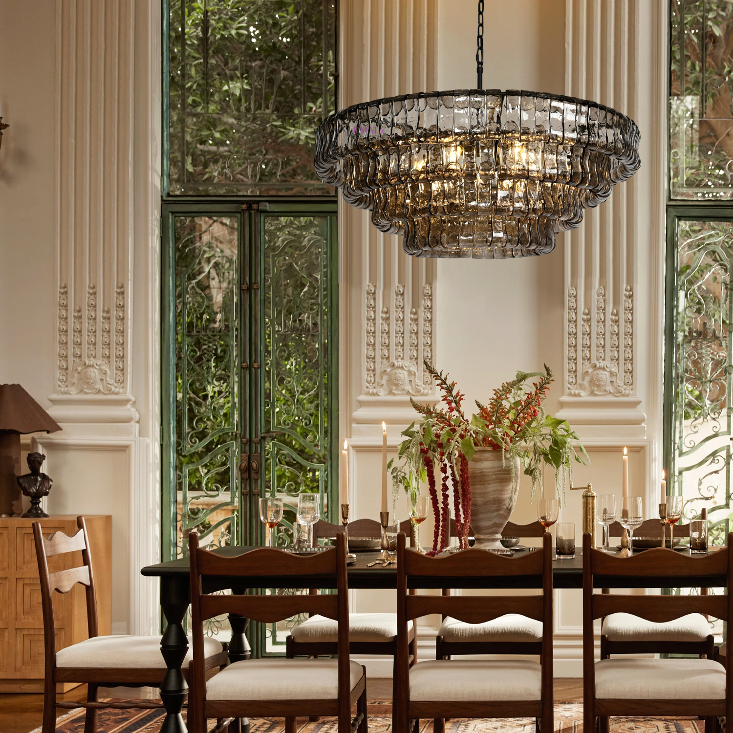 Ghiaccio Round Chandelier 24"36"48"60"