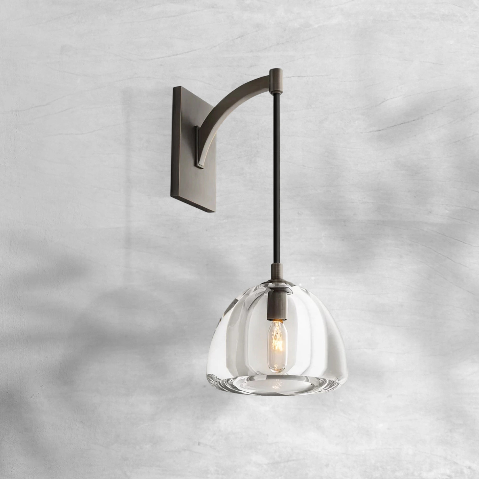 Hemispheae Modern Glass Wall Sconce