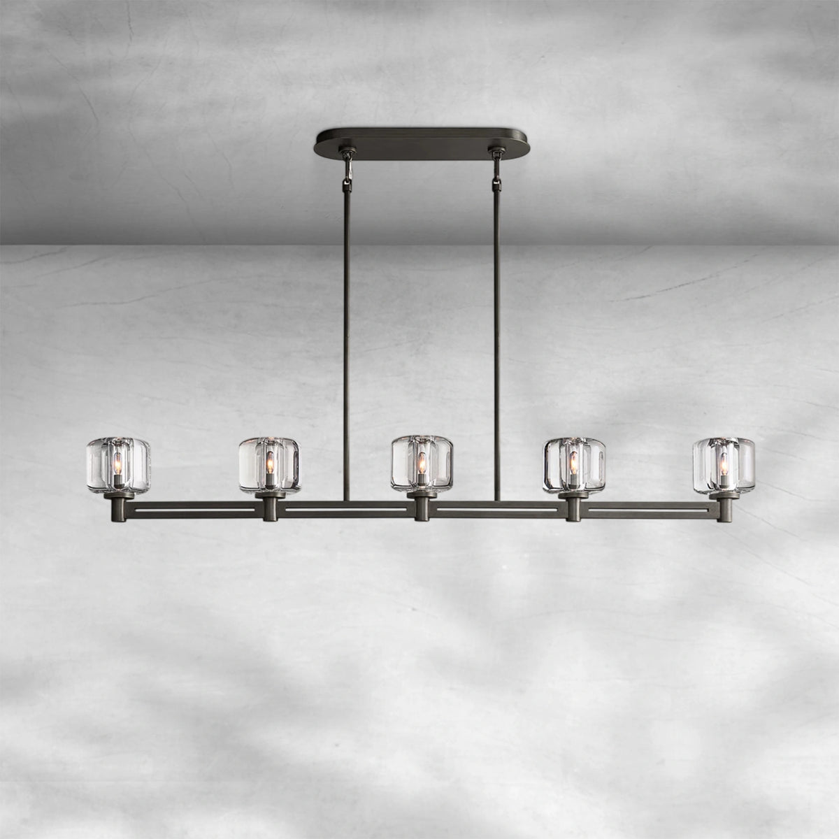 Delume Linear Chandelier 54"72"