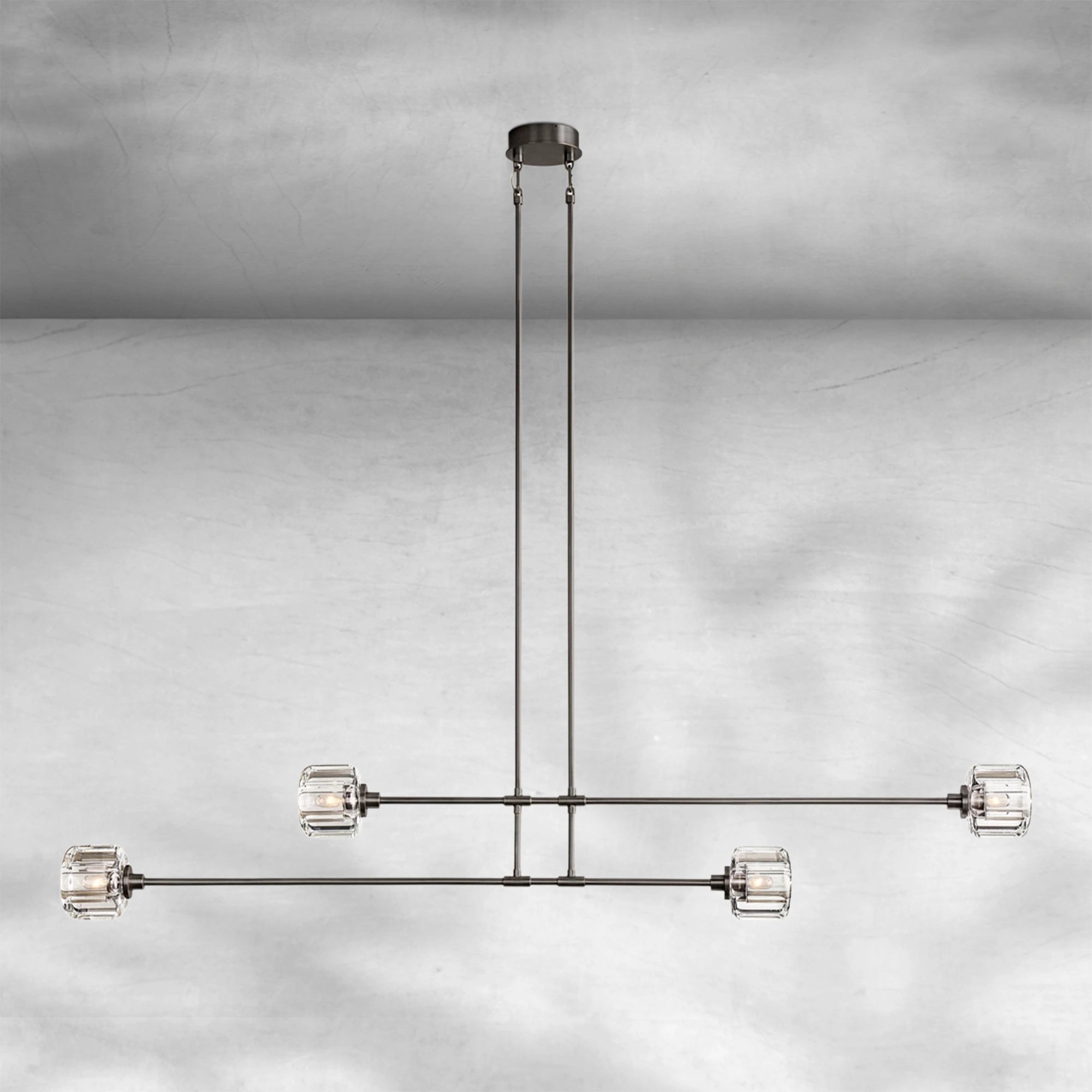 Demaket Mobile Linear Chandelier 54" 72"