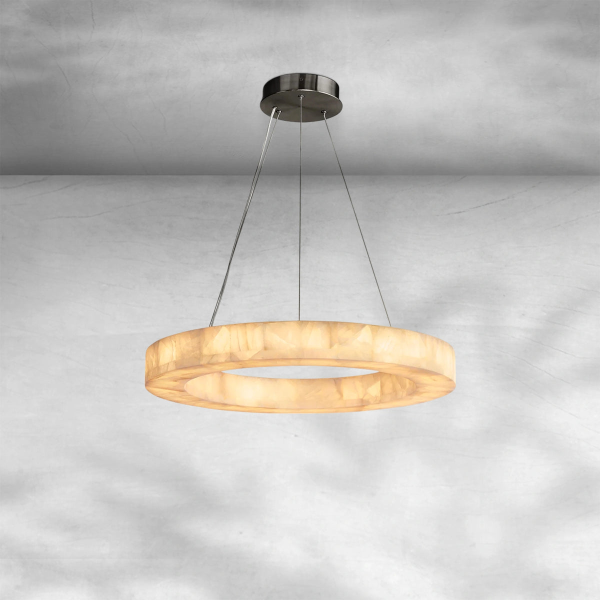 Riora Calcite Round Chandelier 31"40"60"