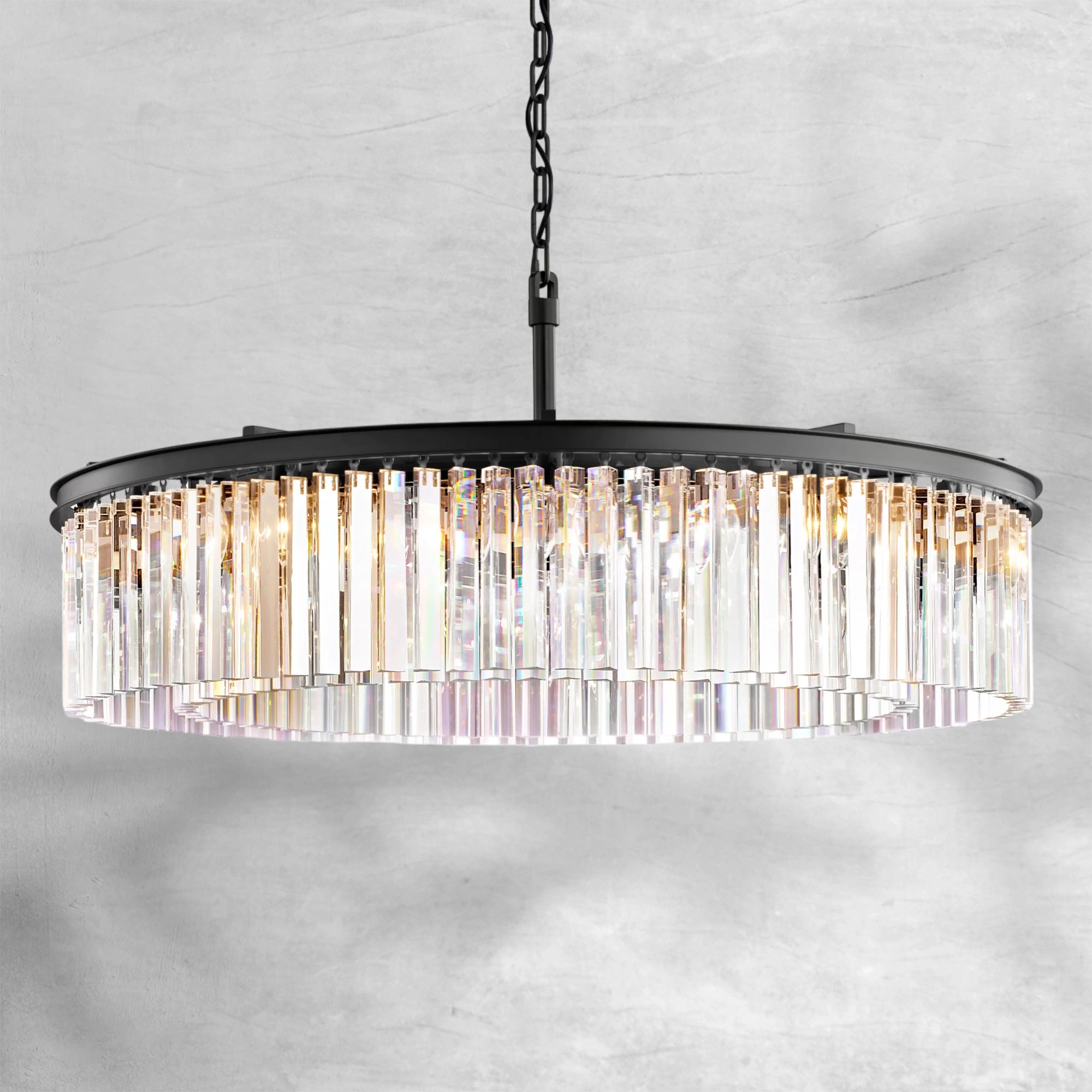 Rhysol Round Chandelier 43"