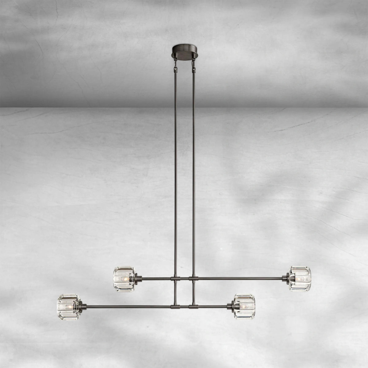 Delume Mobile Linear Chandelier 54" 72"