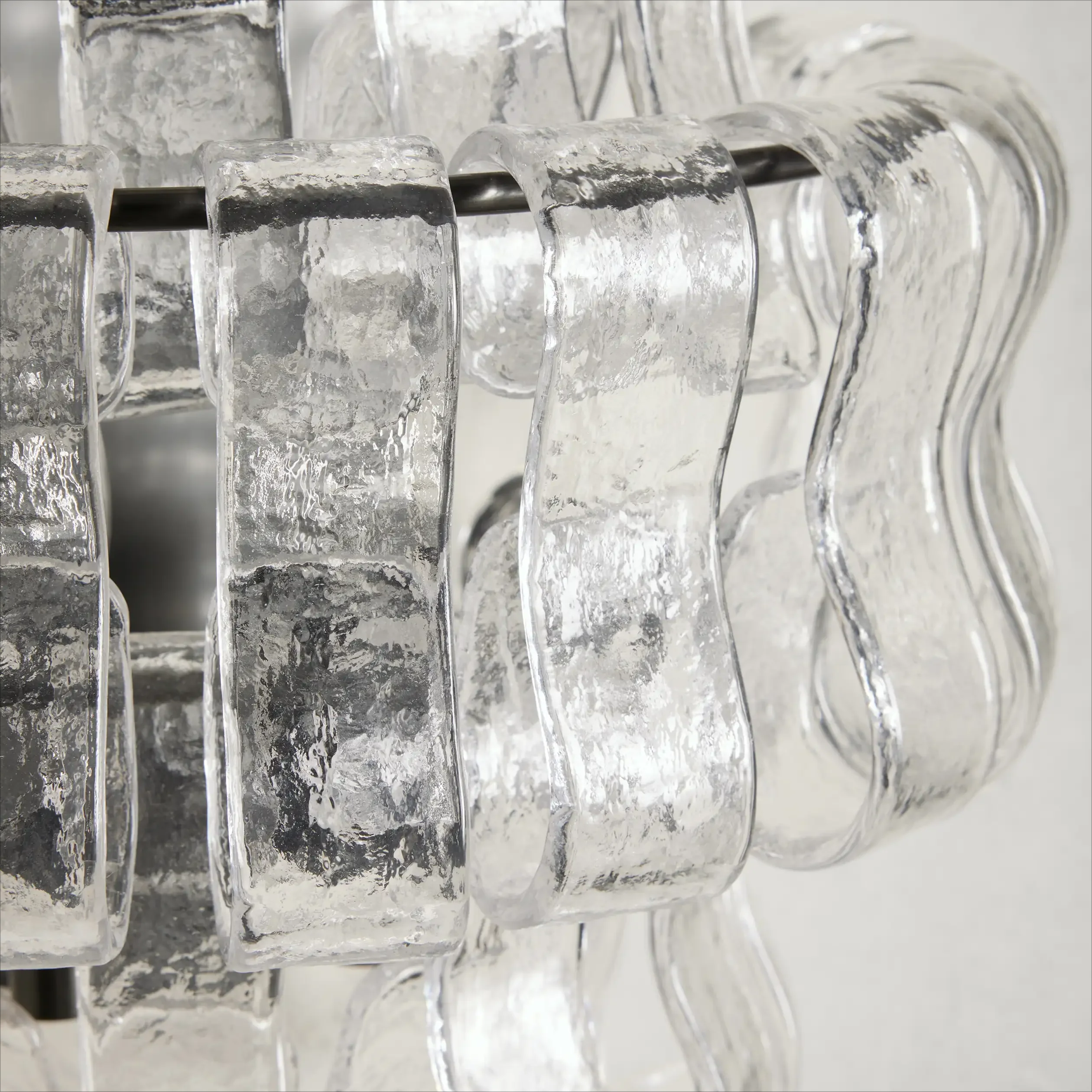 JC Ghiaccio Glass Wall Sconces