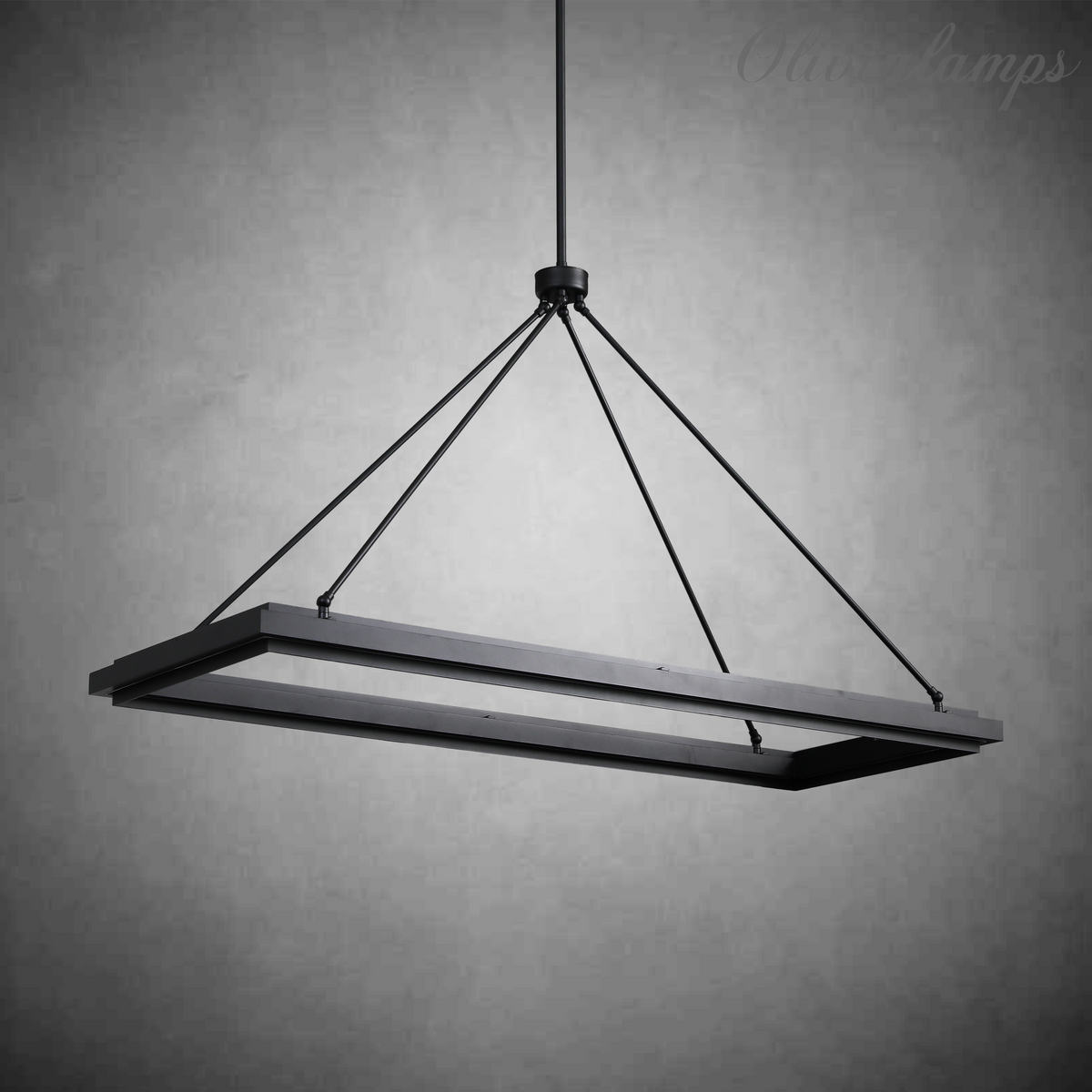 Peron Rectangular Chandelier 50"62"