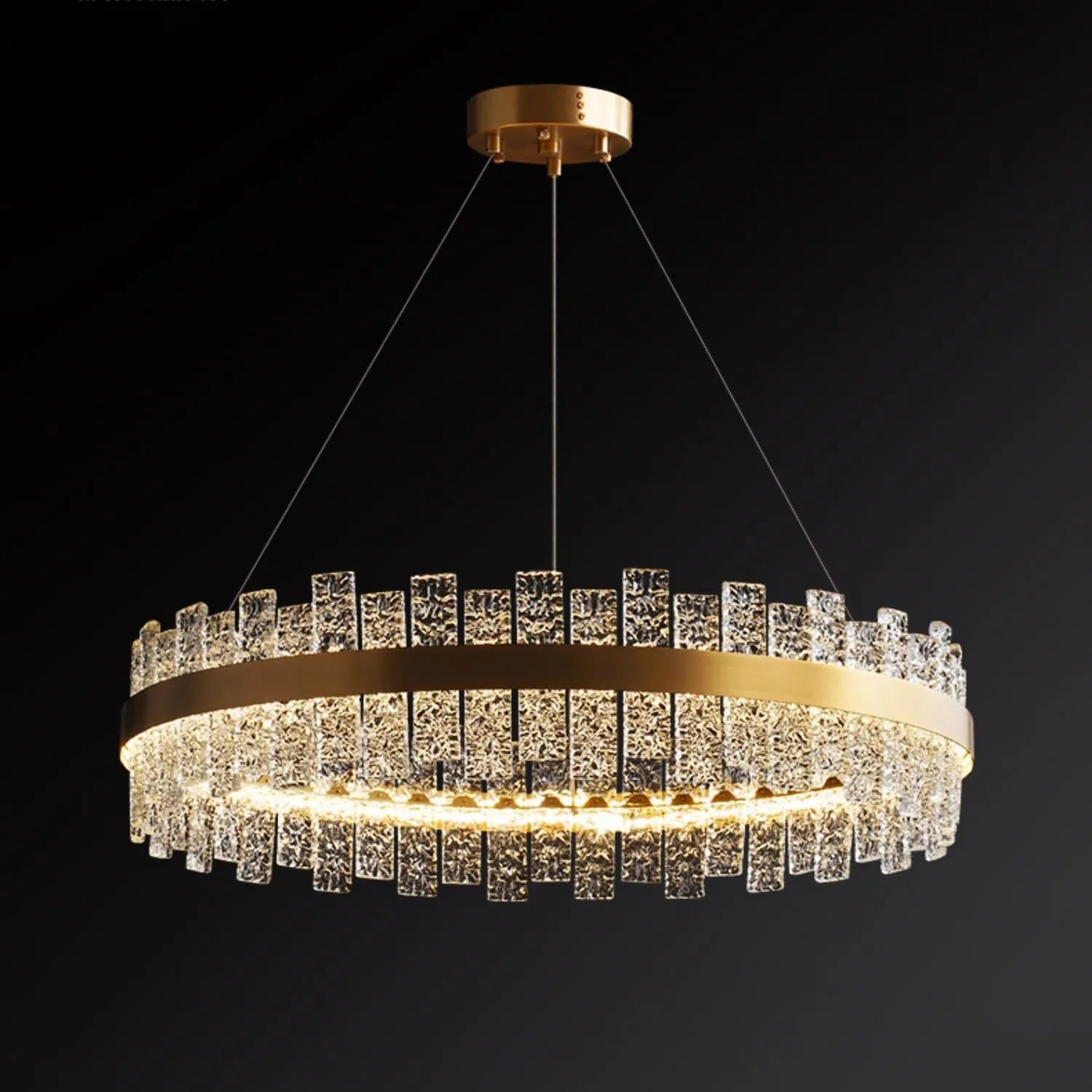 JC Flake Modern style Round crystal chandelier