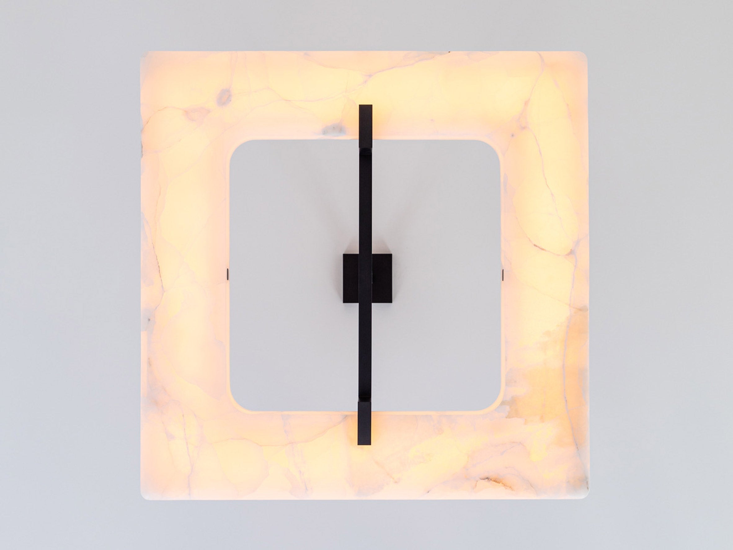 Modern Square Alabaster Chandelier for Living Room/Bedroom