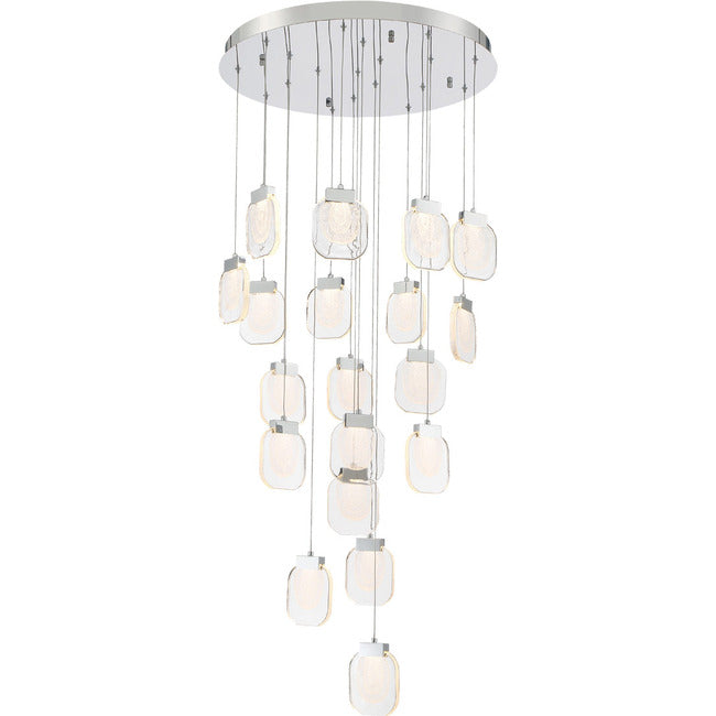 Solara Glass Chandelier