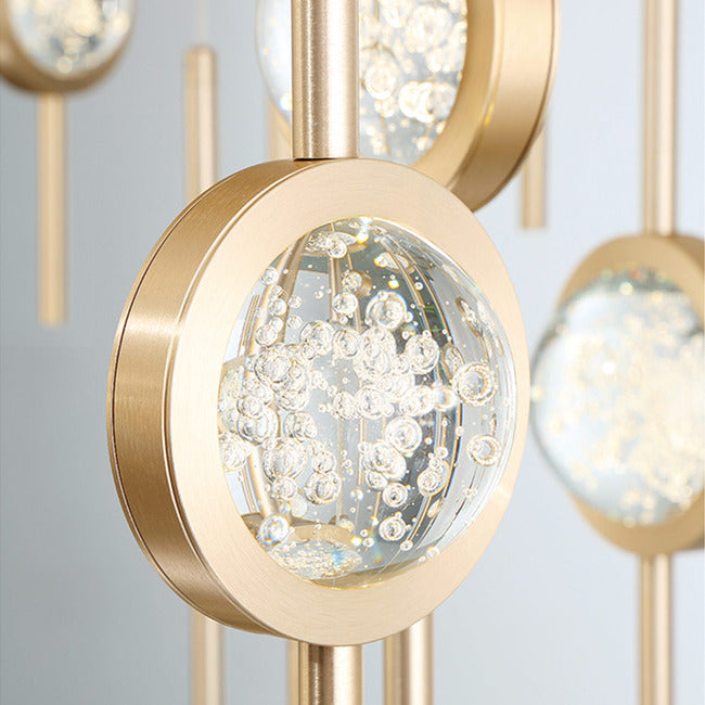 Velveton Seeded Glass Chandelier