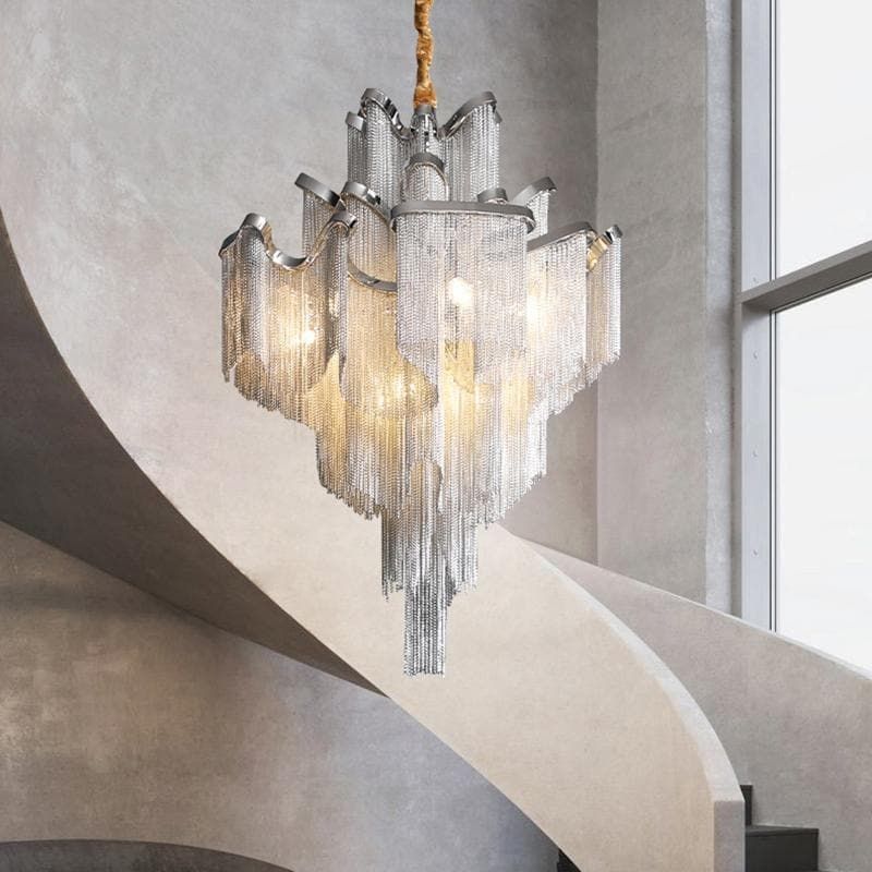 JC Liz Luxury Flower Chain Chandelier