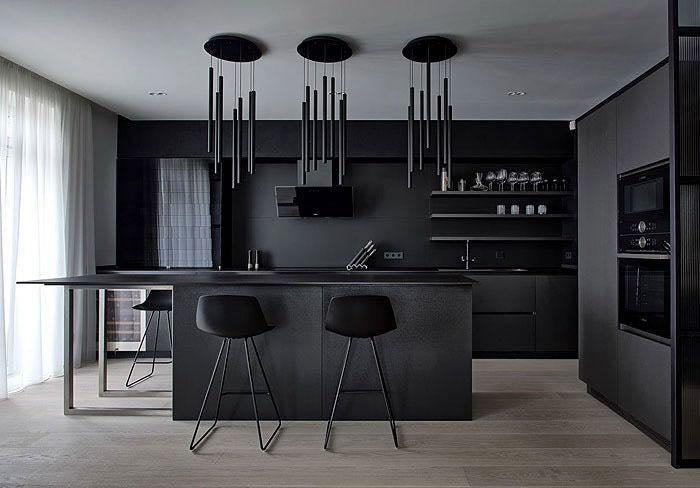 Brillia Round Two-Tone Tubular Pendant Light Chandelier - Merlin Lamps