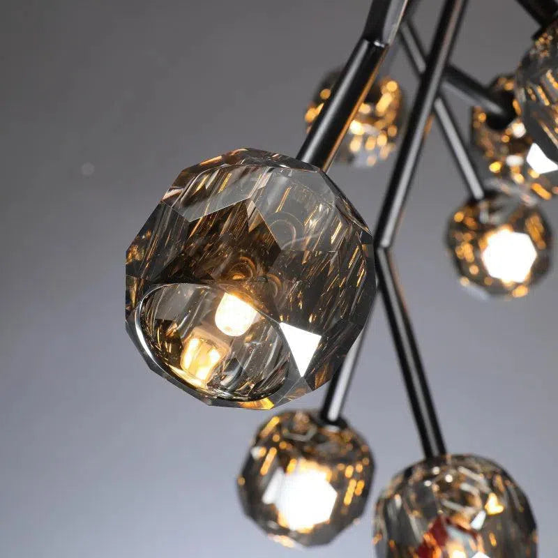 Bruma Glass Round Chandelier 24"36"48"60"72"