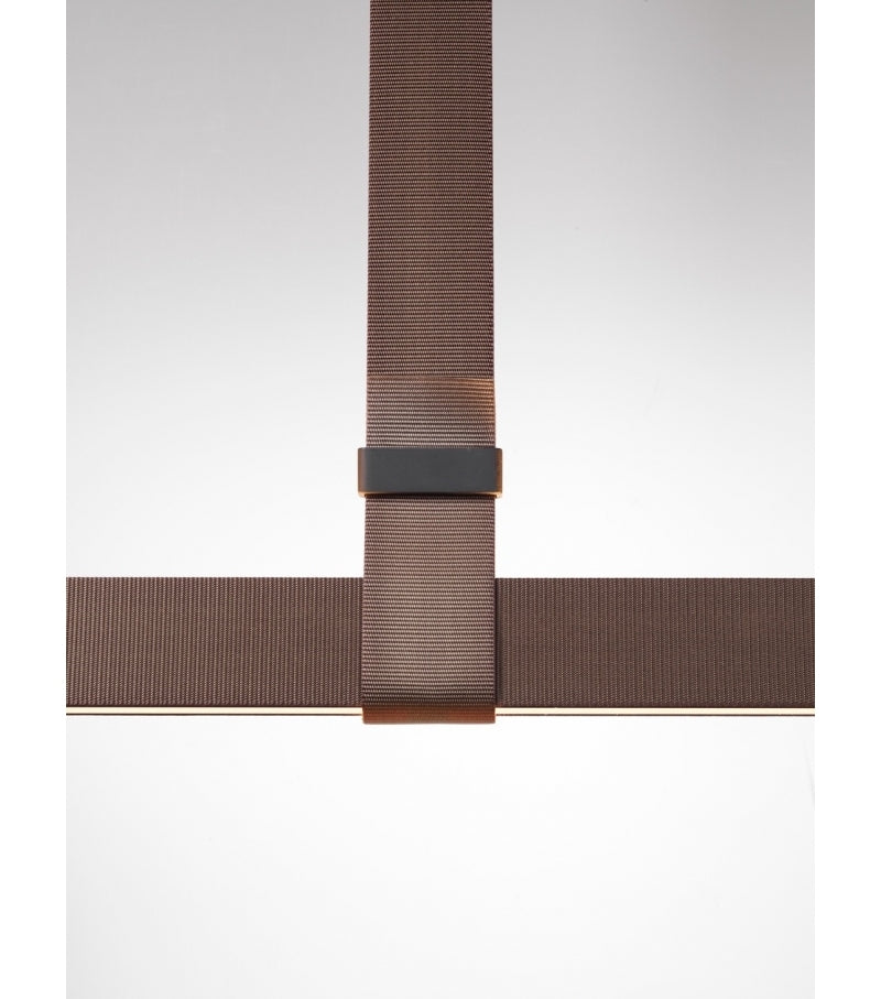 Belt Brown Chandelier 78.7" for Kitchen Island