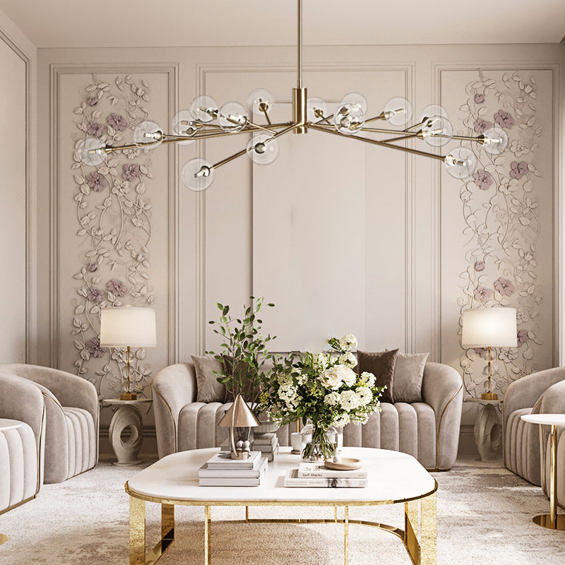 Apollo Round Chandelier 36"47"59"