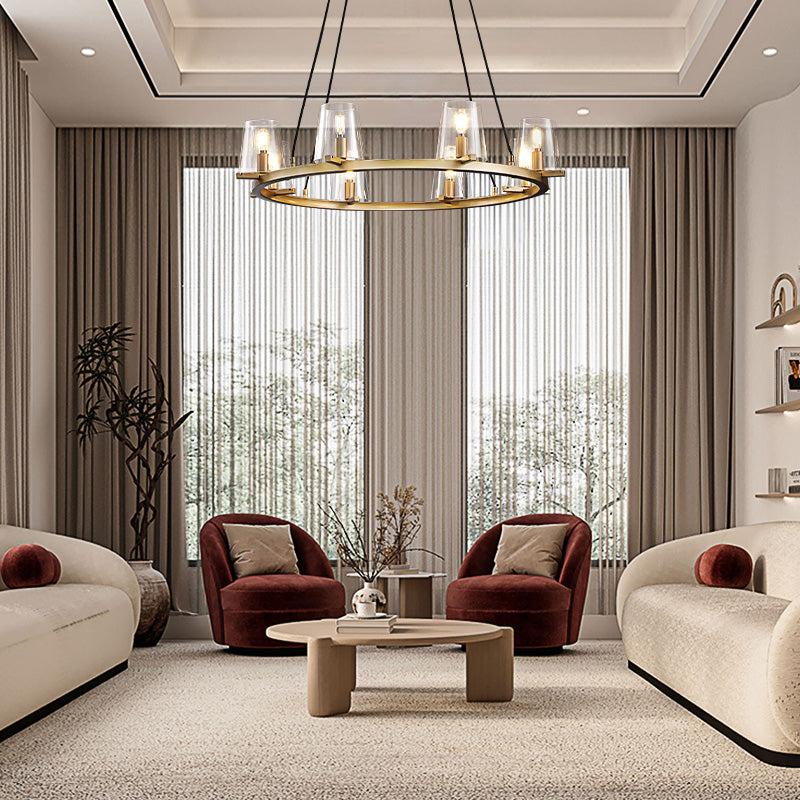 Prism Glass Round Chandelier 36"48"60"