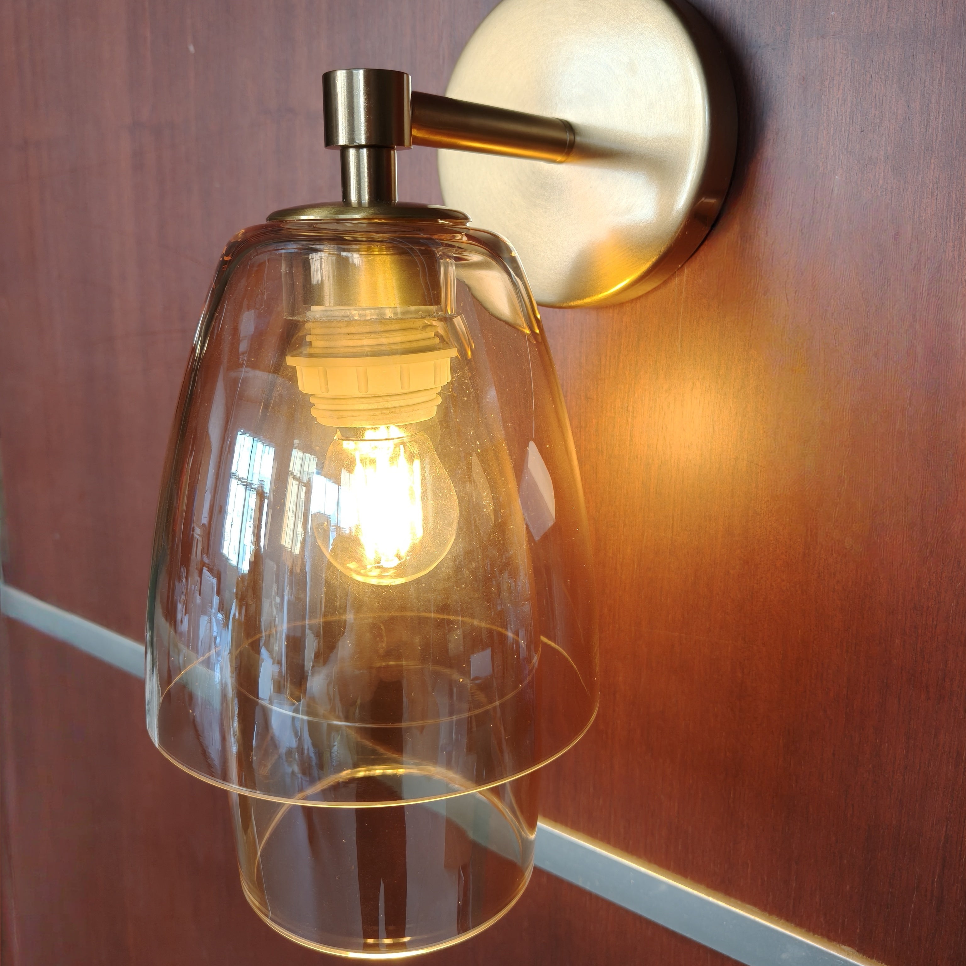 Blum Glass Flute Sconce