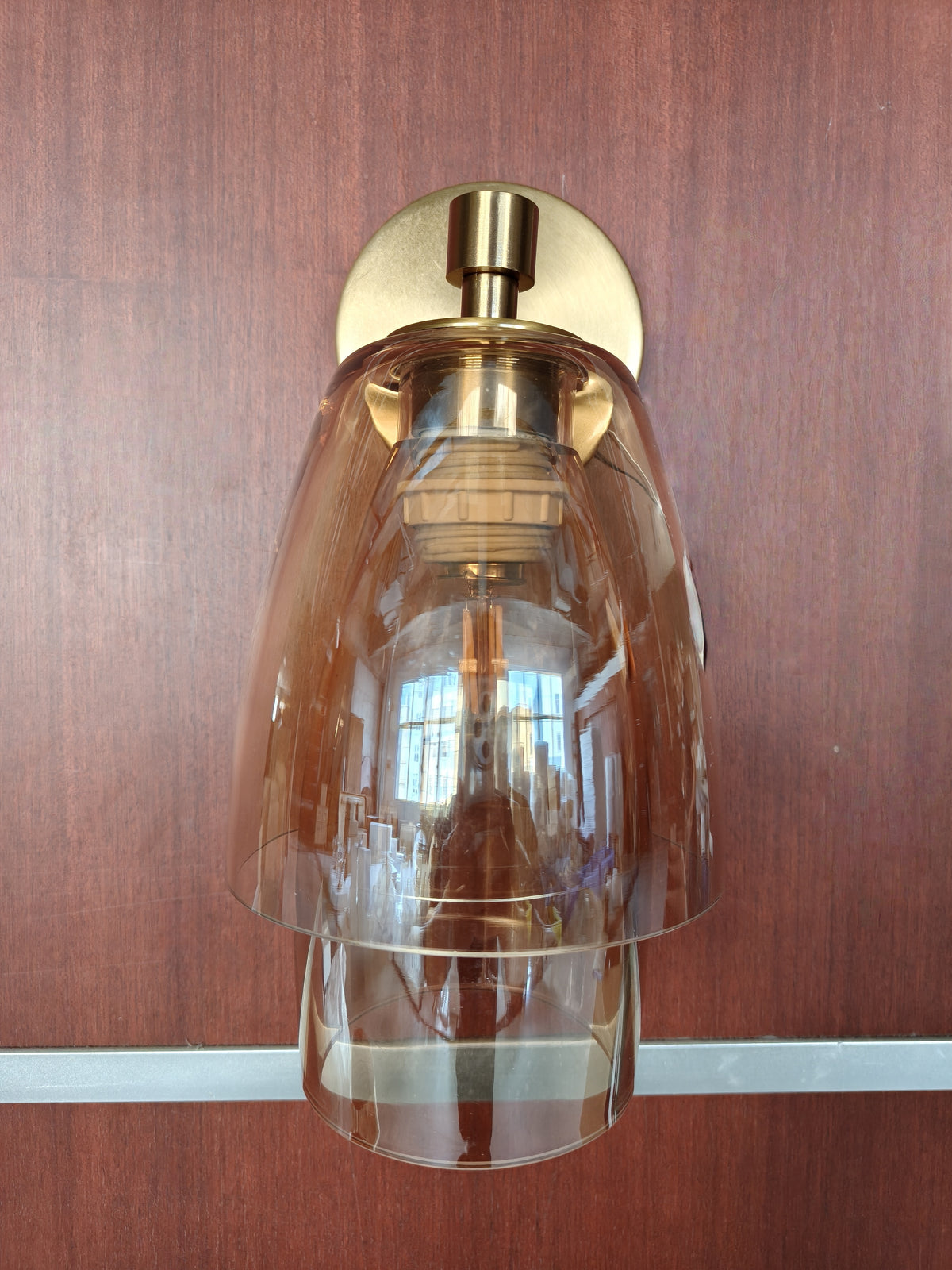 Bellum Glass Flute Sconce