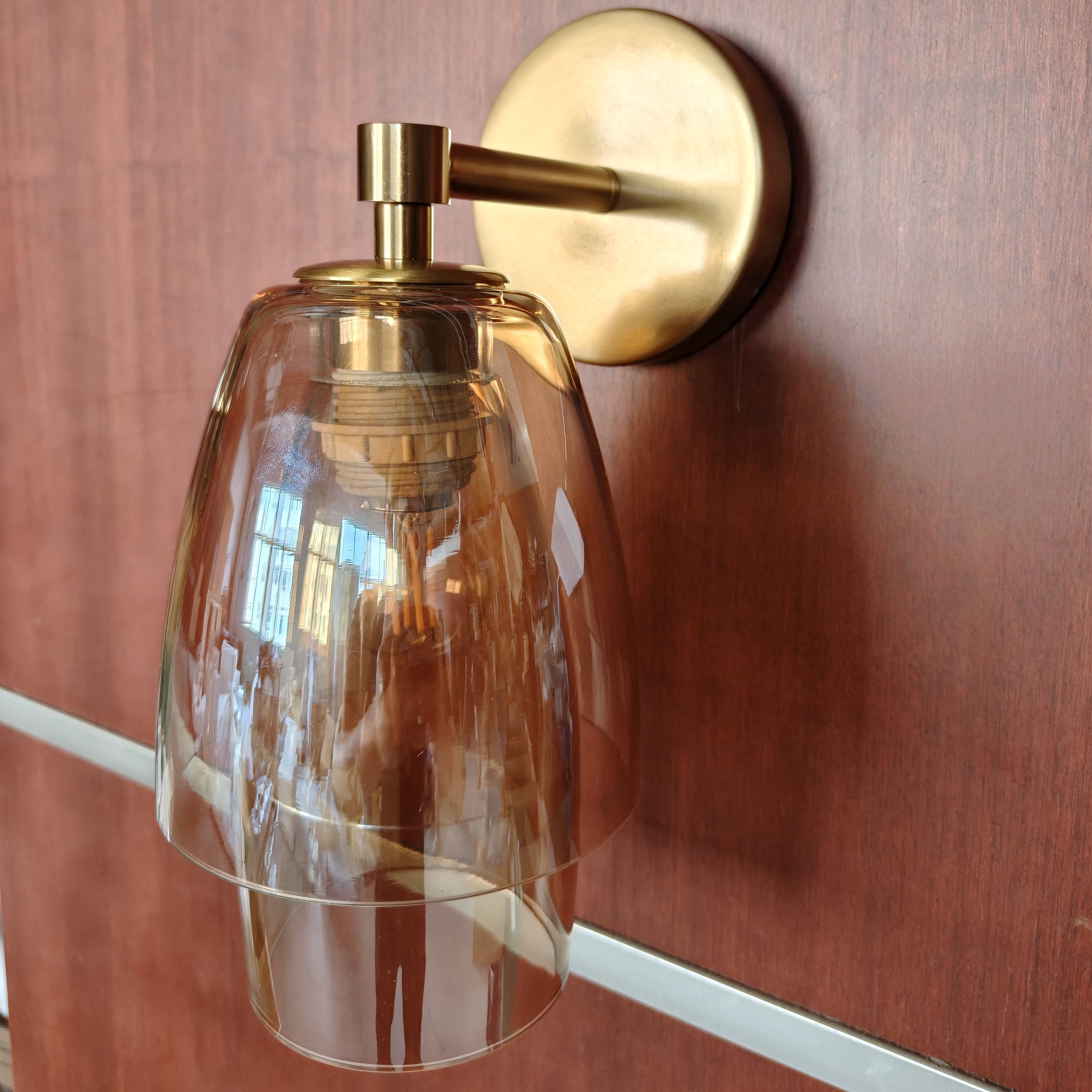 Blum Glass Flute Sconce