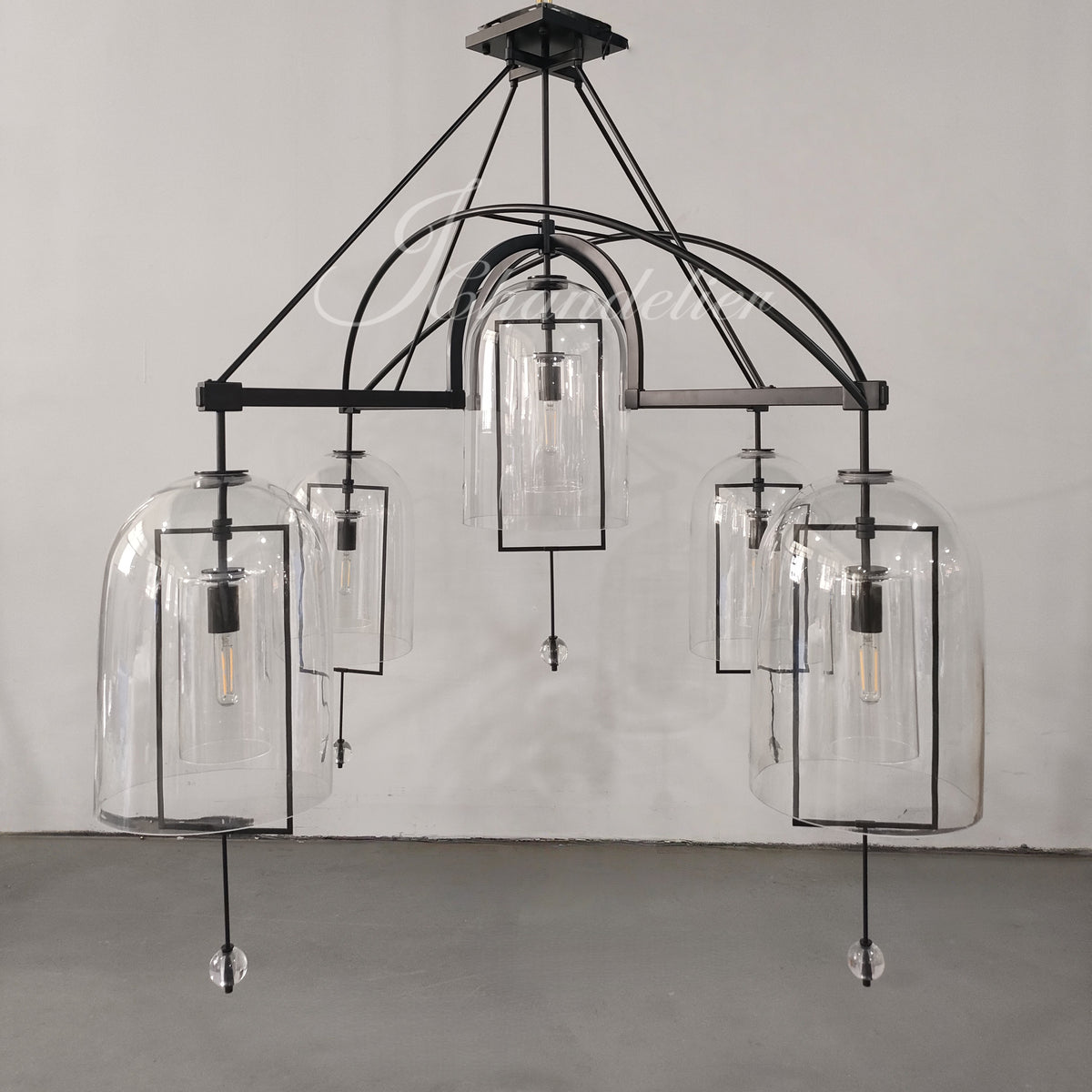 Fable Grand Round Chandelier 61" 5-Lights