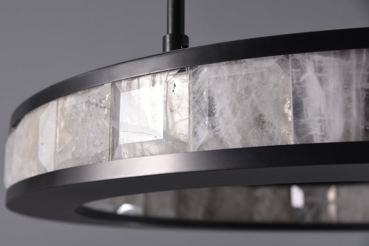 Rock Crystal Concorde Chandelier - Merlin Lamps