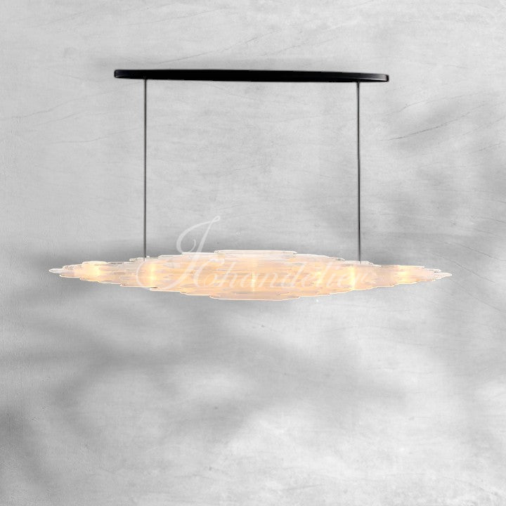 Selenine Large Chandelier 71"W