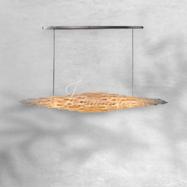 Selenine Large Chandelier 71"W