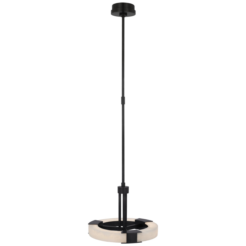 JC Alabaster Wearstler Small Ring Pendant Chandelier