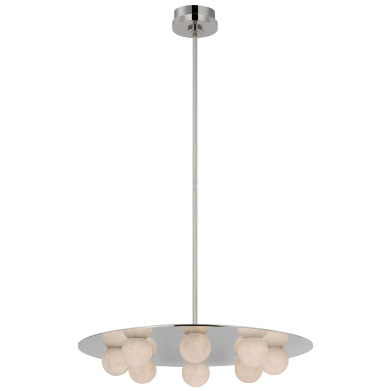 JC Alabaster Kelly 8 Lights Pendant Chandelier 24"W