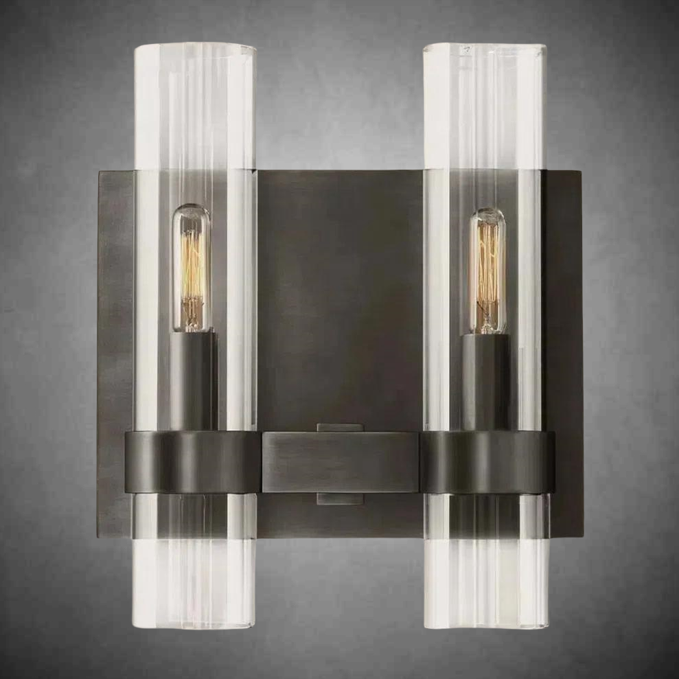Lavelle Glass Double Wall Sconce