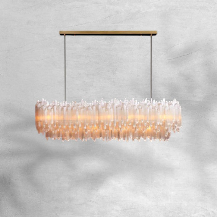 Selenine Rectangular Chandelier 54" 72"