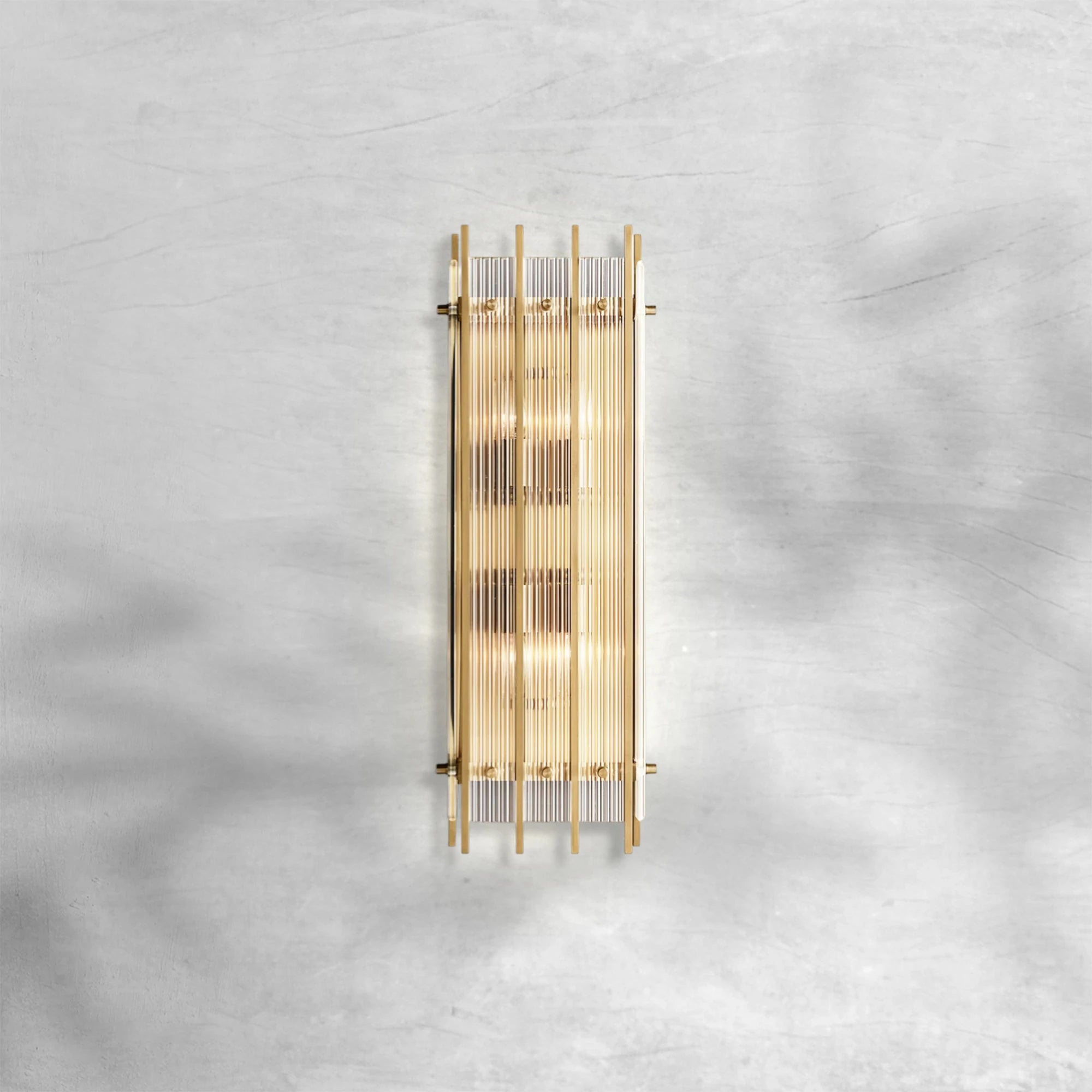 Sun Marcus Glass Grand Rectangular Sconce