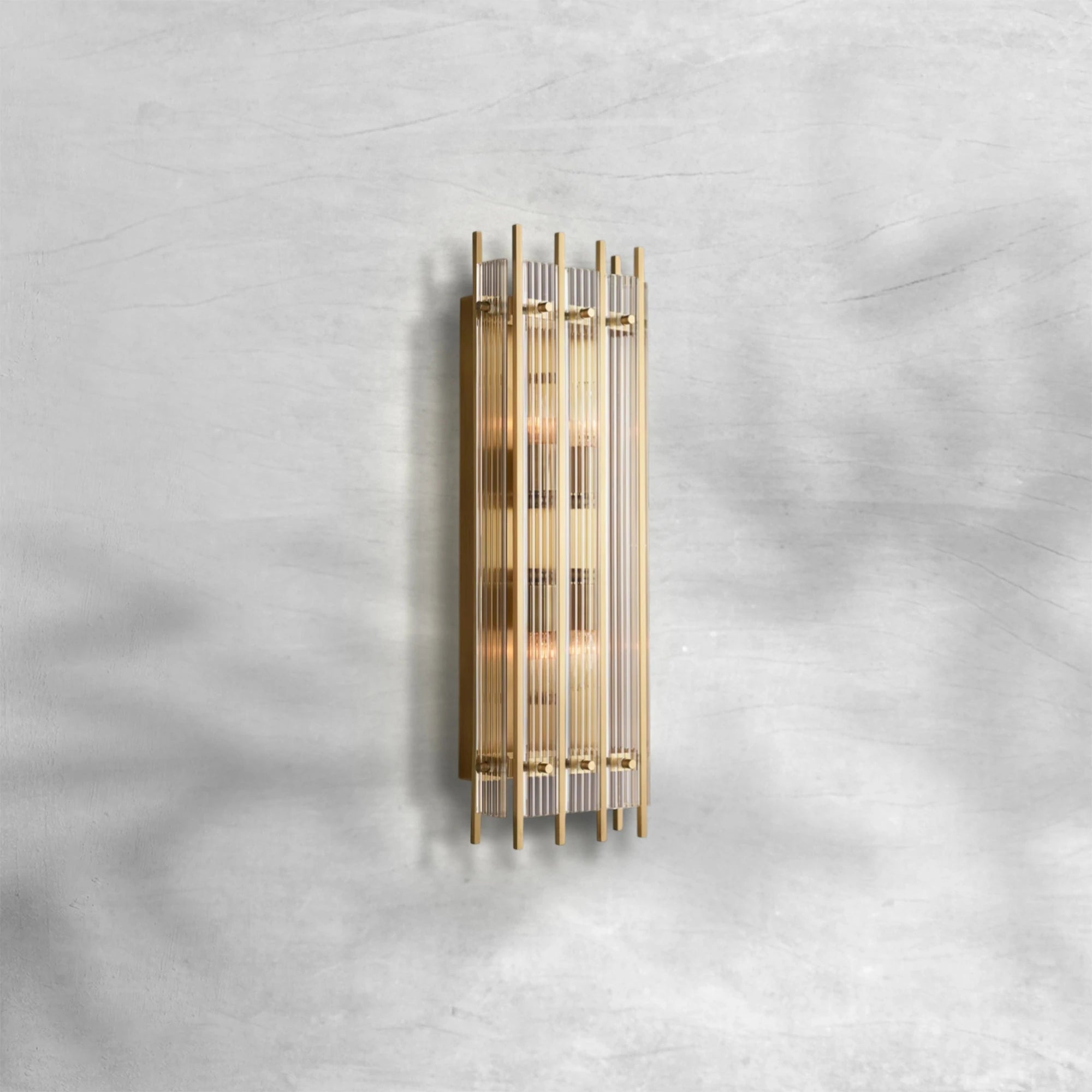 Sun Marcus Glass Grand Rectangular Sconce