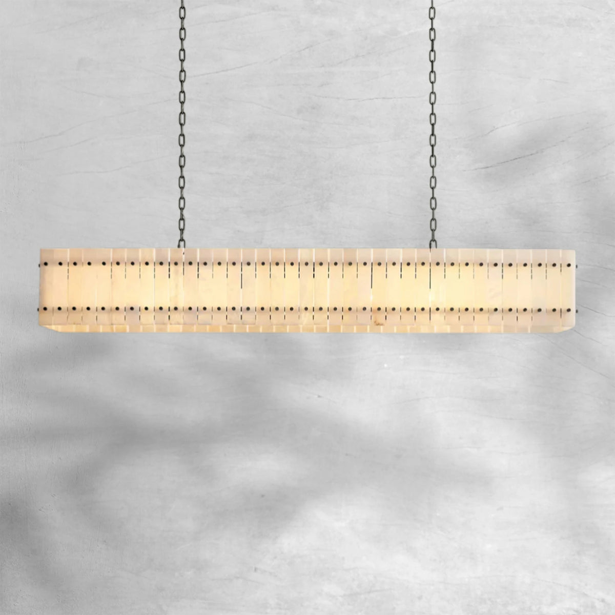 Sienna Marcus Alabaster Linear Chandelier 54''72''