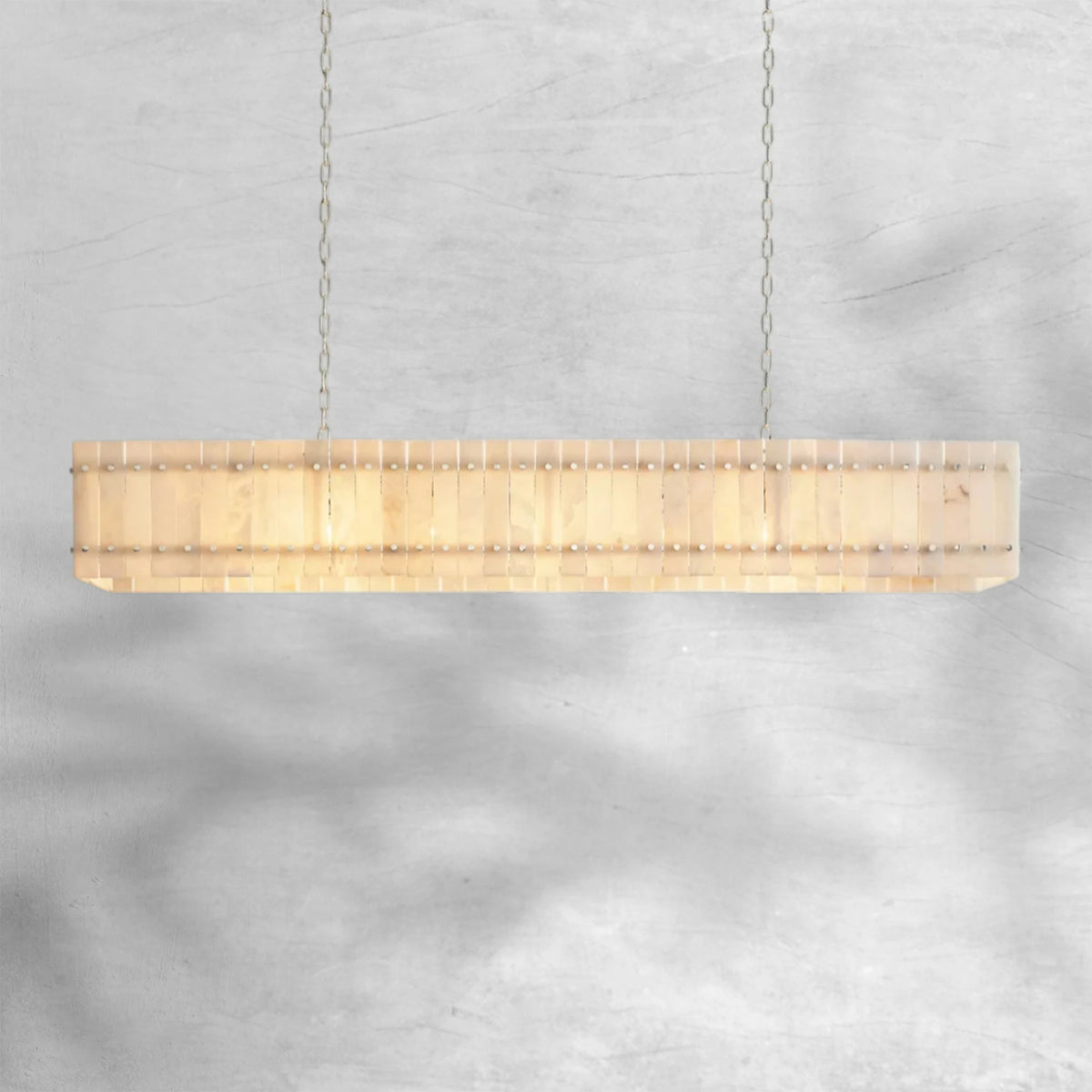 Sienna Marcus Alabaster Linear Chandelier 54''72''