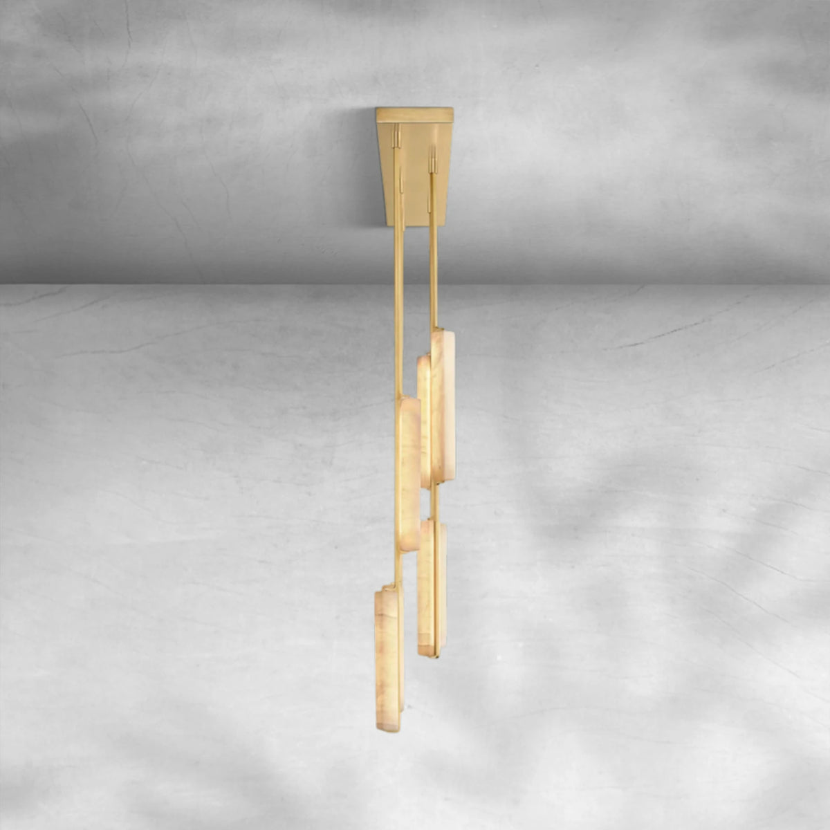 Aureon Alabaster Linear Chandelier