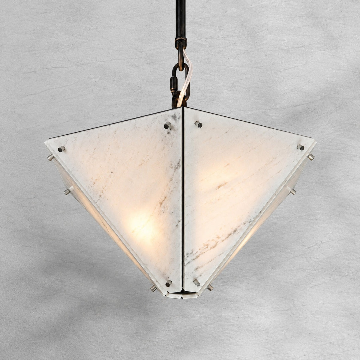 Modern Faceted Luxury stone Chandelier